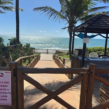 Flat Guarajuba 4 Quartos Terreo A Beira Mar - Pe Na Areia - Governanca Com Arrumadeira E Wi Fi Inclusos Camassari Eksteriør billede