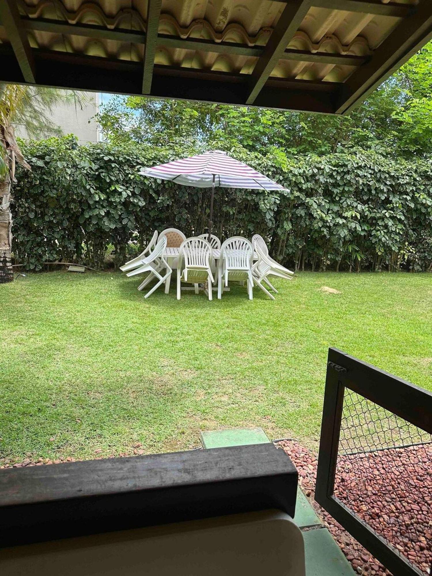 Flat Guarajuba 4 Quartos Terreo A Beira Mar - Pe Na Areia - Governanca Com Arrumadeira E Wi Fi Inclusos Camassari Eksteriør billede