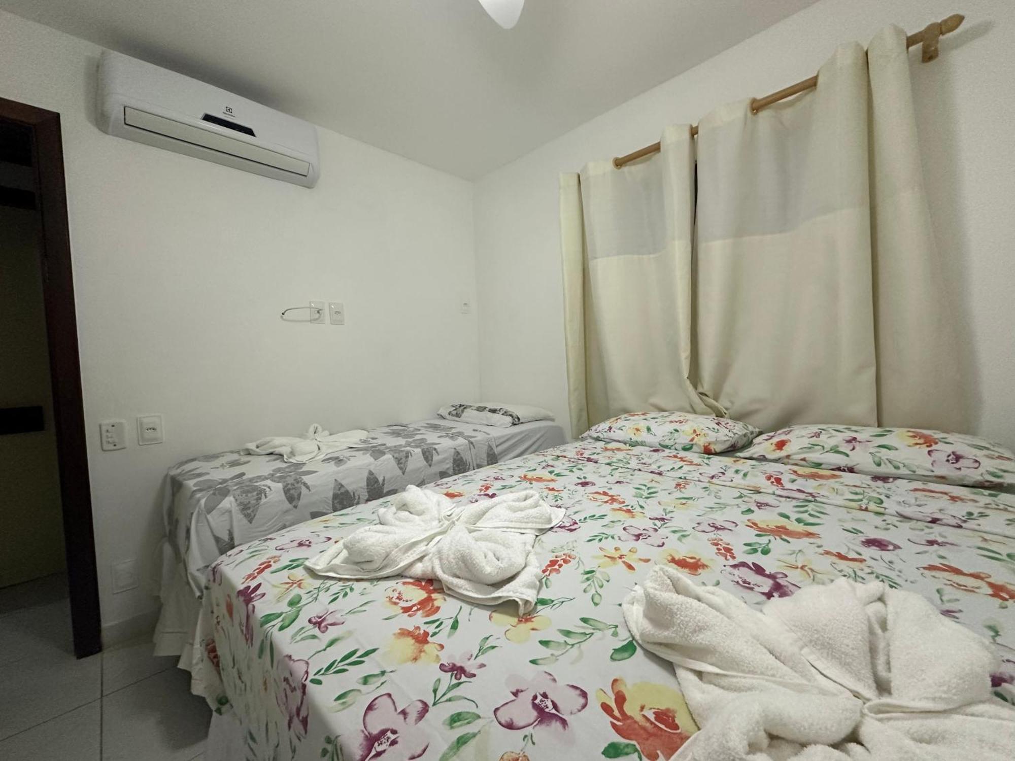 Flat Guarajuba 4 Quartos Terreo A Beira Mar - Pe Na Areia - Governanca Com Arrumadeira E Wi Fi Inclusos Camassari Eksteriør billede